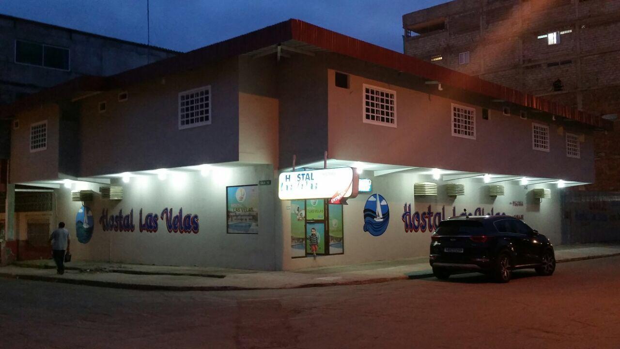 Hostal Las Velas Hotel Manta Buitenkant foto